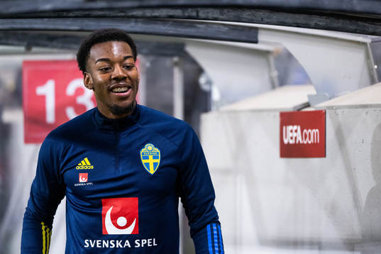 Anthony Elanga of Sweden