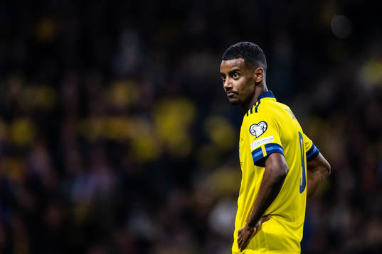 Alexander Isak of Sweden