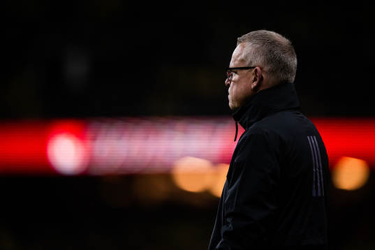 head coach Janne Andersson of Sweden