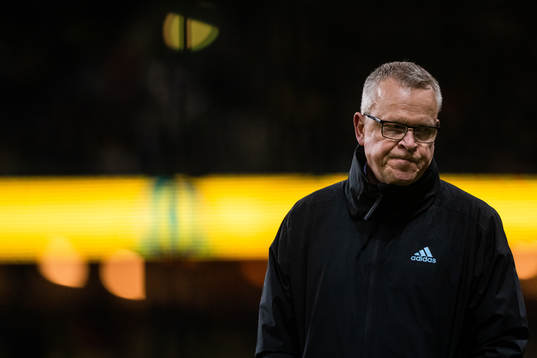 head coach Janne Andersson of Sweden