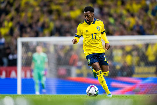 Anthony Elanga of Sweden