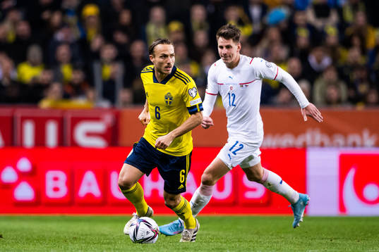 Pierre Bengtsson of Sweden and Lukas Masopust of Czech