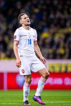 Jan Kuchta of Czech Republic looks dejected