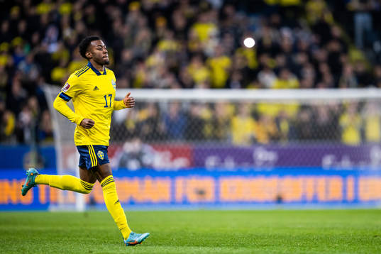Anthony Elanga of Sweden