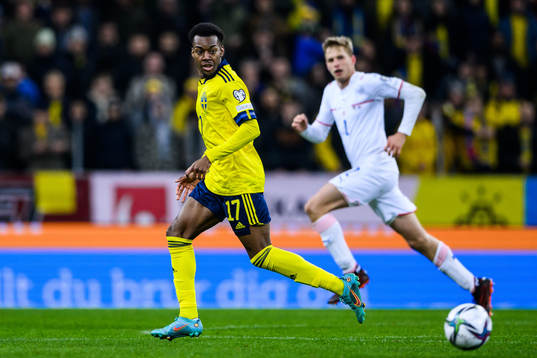 Anthony Elanga of Sweden