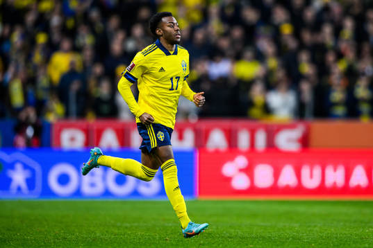 Anthony Elanga of Sweden