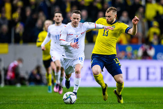 Jan Sykora of Czech Republic and Jesper Karlström of Sweden