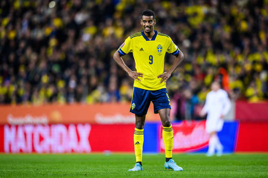 Alexander Isak of Sweden