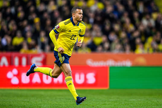Robin Quaison of Sweden
