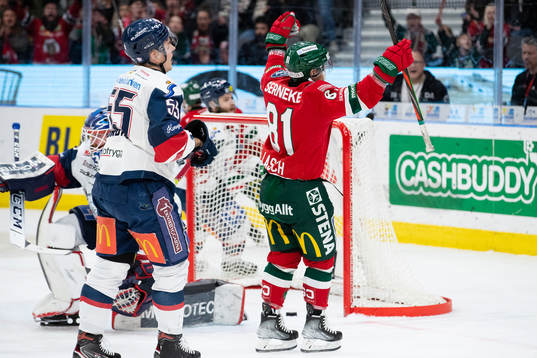 Frölundas Ryan Lasch jublar