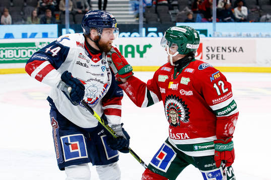 Linköpings Jonas Junland och Frölundas Max Friberg