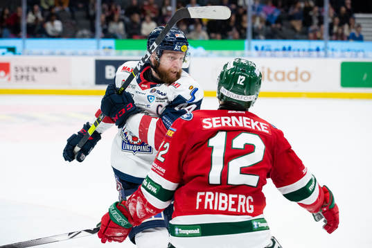 Linköpings Jonas Junland och Frölundas Max Friberg