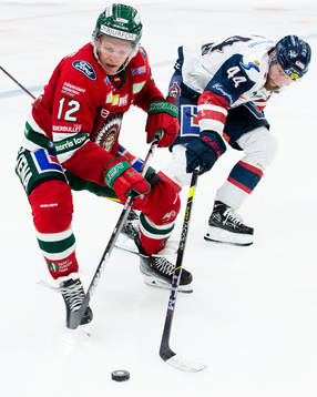 Frölundas Max Friberg och Linköpings Jonas Junland