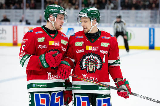 Frölundas Filip Johansson och Nicklas Lasu