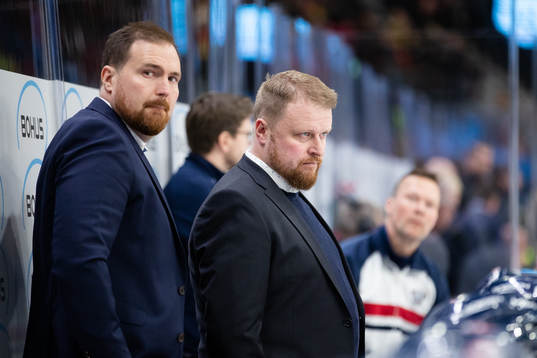 Linköpings assisterande tränare Gereon Dahlgren och