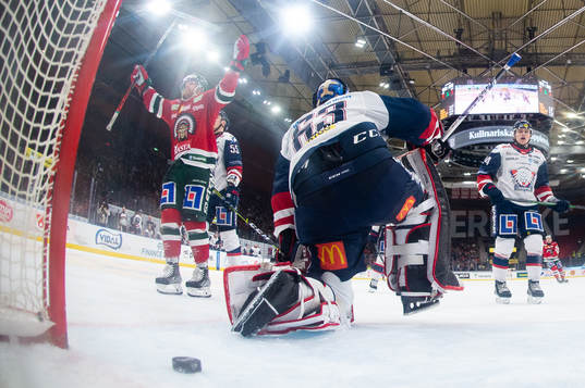 Frölundas Ryan Lasch jublar
