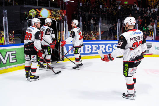 Malmö Redhawks Lance Bouma, Eric Engstrand, Carl