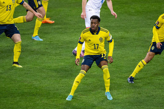 Anthony Elanga of Sweden