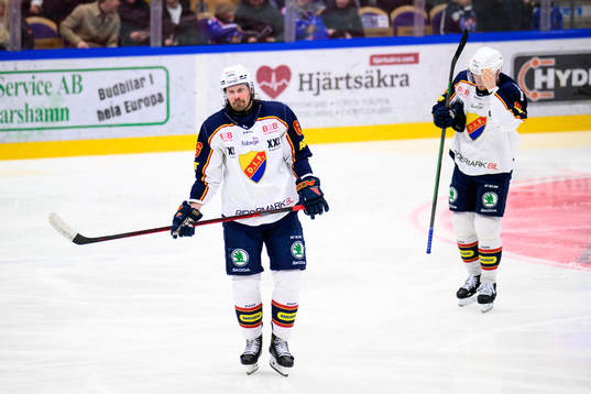 Djurgårdens Stefan Warg och Linus Arnesson deppar