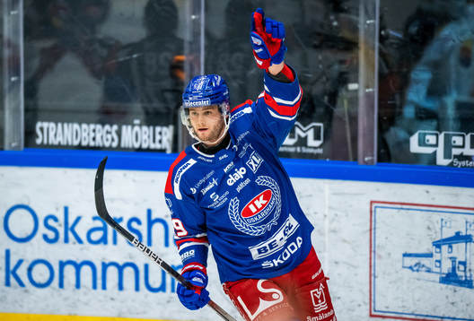 Oskarshamns Kim Rosdahl jublar
