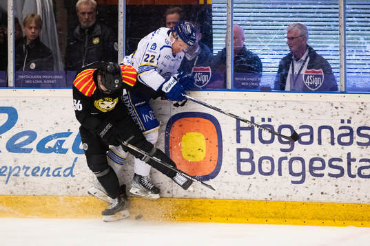 Brynäs Linus Ölund och Leksands Tobias Ekberg