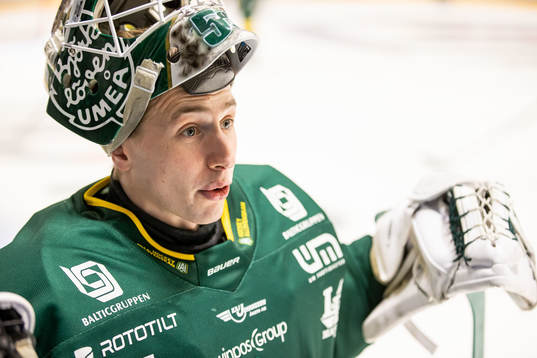 Björklövens målvakt Claes Endre