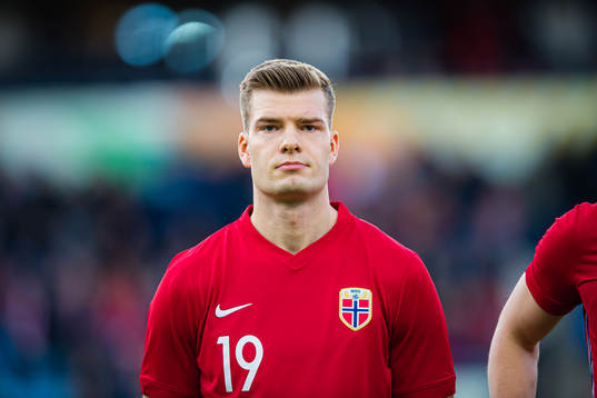 Alexander Sørloth of Norway