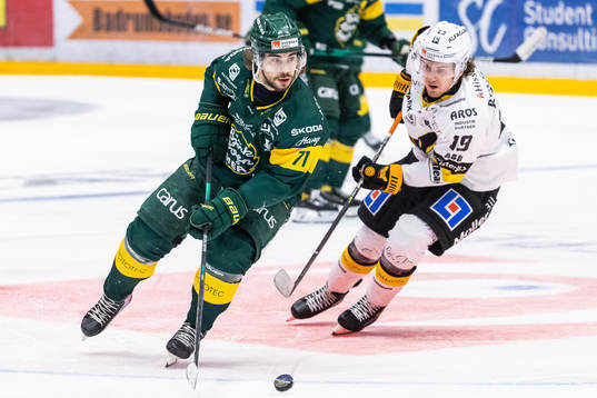 Västerås Niklas Rigelius och Björklövens Gustav Possler