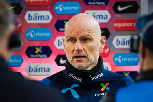 Ståle Solbakken, head coach of the Norwegian national
