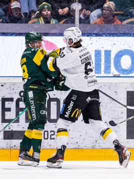 Björklövens Axel Ottosson och Västerås Daniel Gunnarsson
