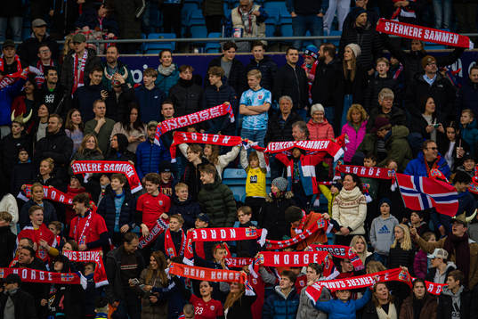 Spectators in the stands