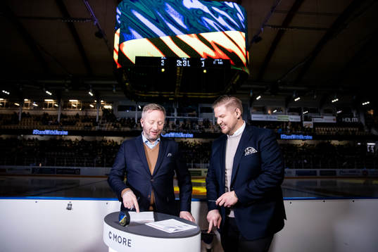 Cmores Fredrik söderberg och Lars Lindberg