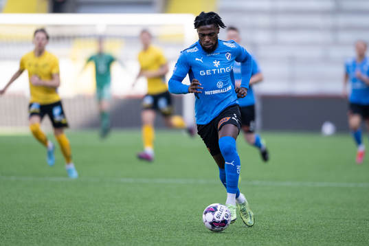 under träningsmatchen i fotboll mellan Elfsborg och