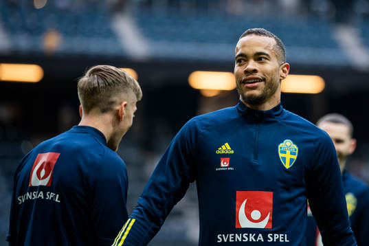 Robin Quaison of Sweden