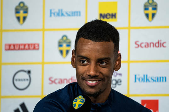 Alexander Isak of Sweden