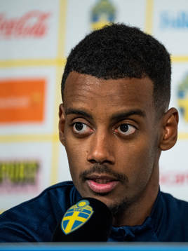 Alexander Isak of Sweden