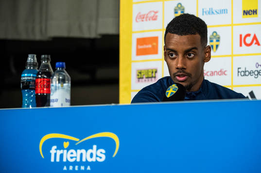 Alexander Isak of Sweden