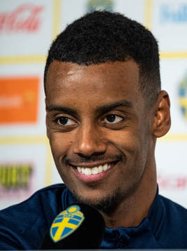 Alexander Isak of Sweden