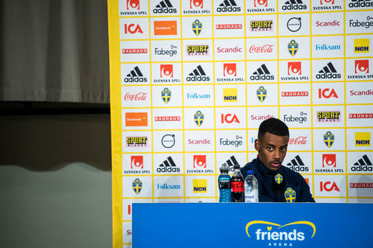 Alexander Isak of Sweden