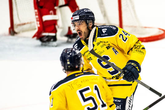 Södertäljes Jacob Dahlström jublar
