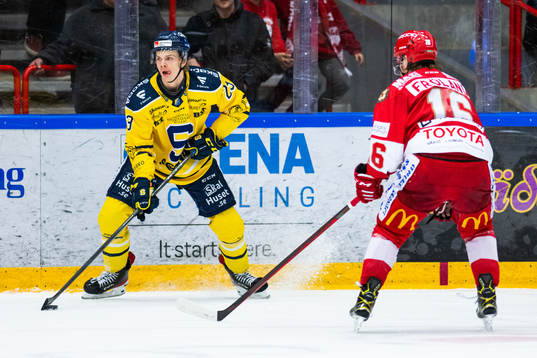 Södertäljes Albert Sjöberg och Troja/Ljungbys Dennis