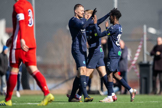 Helsingborgs Taha Ali jublar