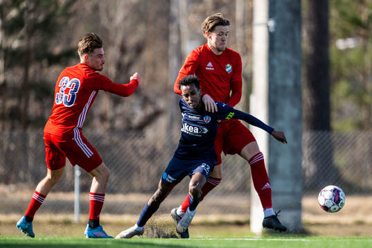 Helsingborgs Taha Ali och Östers John Stenberg