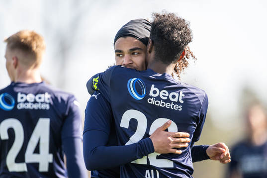 Helsingborgs Adam Kaied jublar