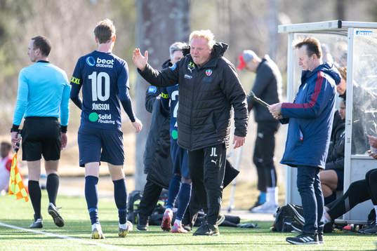 Helsingborgs tränare Jörgen Lennartsson och Rasmus