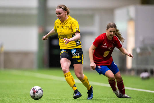 Elfsborgs Leann Nyström och Sävedalens Nicole Jankulovski