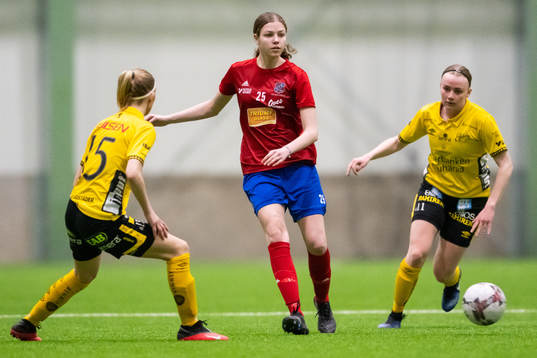 Sävedalens Tindra Jarl och Elfsborgs Leann Nyström