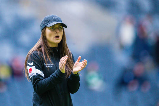 Eskilstunas tränare Elena Sadiku