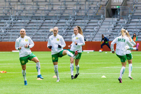 Hammarbys Emma Jansson och Eva Nyström