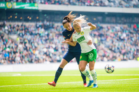 Eskilstunas Anna Oscarsson och Hammarbys Emma Jansson